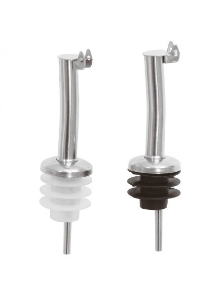 Набор гейзеров с крышкой, 2 штуки, черный, белый, пластик, нерж.сталь, Paderno. (44111-02)