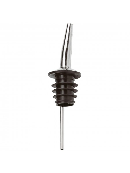 Крышка дозатор барная на бутылку, черный, пластик нерж.сталь, Paderno. (44114-03)