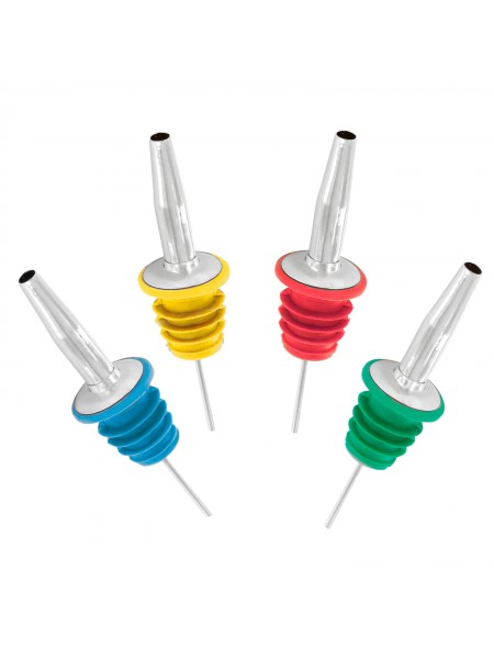 Гейзер барный на бутылку, желтый, пластик нерж.сталь, Paderno. (44119-02)