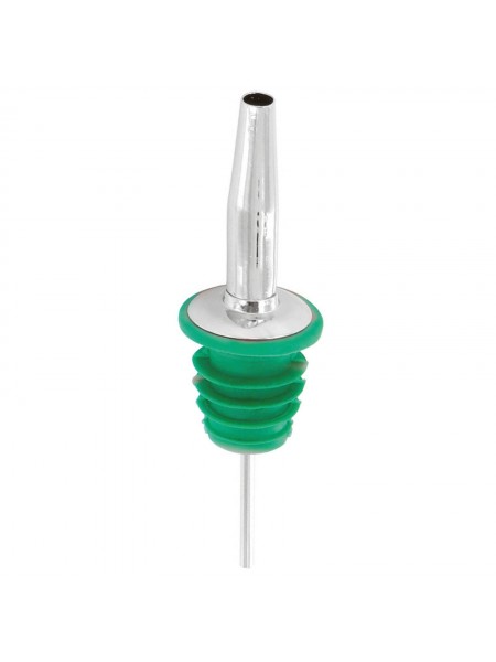 Гейзер барный на бутылку, зеленый, пластик нерж.сталь, Paderno. (44119-03)