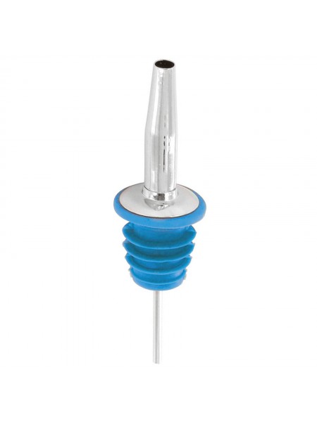 Гейзер барный на бутылку, синий, пластик нерж.сталь, Paderno. (44119-04)