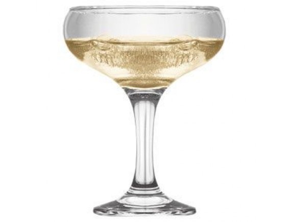 Шампан-блюдце «Бистро», стекло, 260мл, D=95/63, H=132мм, прозрачный, Pasabahce. (44136)
