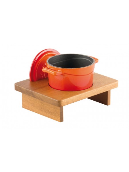 Подставка для круглой кастрюли, D-10 см, деревянная, Lava. (44201-01)