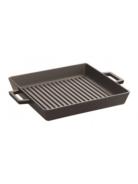 Противень гриль, с ручками, 26х26 см, чугун, Lava. (44210-26)