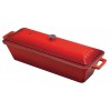 Форма для запекания, с крышкой, 26,5х8,5х6 см, красная, эмалированный чугун, Lava. (44219R26)