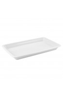 Гастроемкость 1/1-20 (53х32х2 см) цвет белый, фарфор, Paderno. (44332-03)