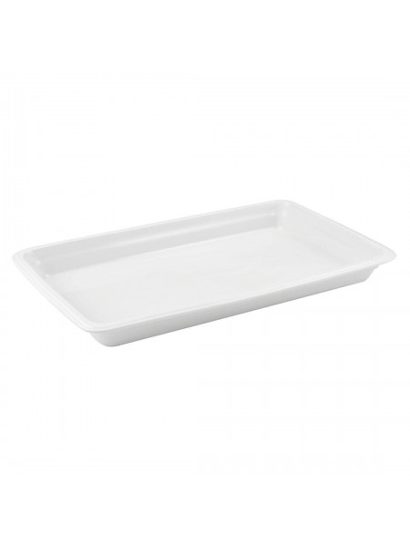 Гастроемкость 1/1-20 (53х32х2 см) цвет белый, фарфор, Paderno. (44332-03)