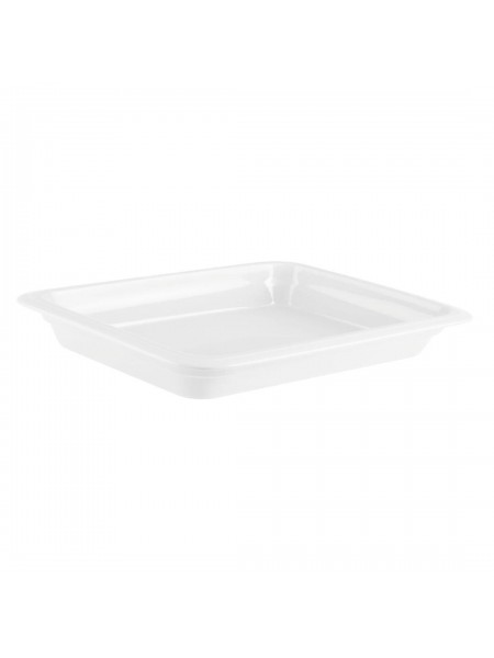 Гастроемкость 1/2-20 (32х26х2 см) цвет белый, фарфор, Paderno. (44335-03)