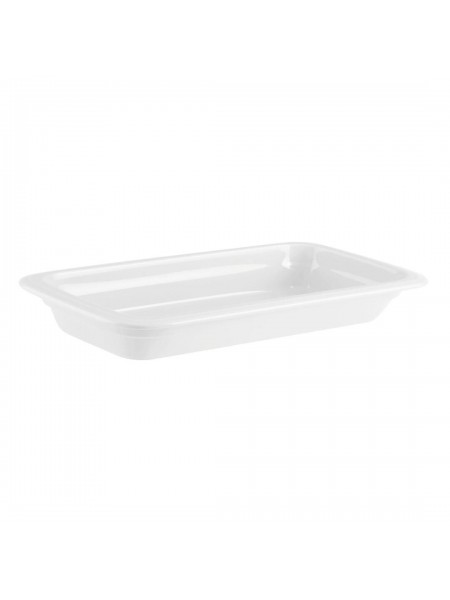 Гастроемкость 1/3-20 (32х18х2 см) цвет белый, фарфор, Paderno. (44337-03)