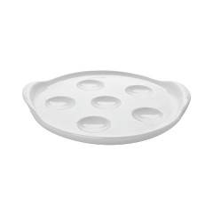 Блюдо сервировочное для улиток, на 6 штук, фарфор, Paderno. (44378-06)