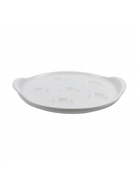 Блюдо сервировочное для улиток, на 6 штук, фарфор, Paderno. (44378-06)