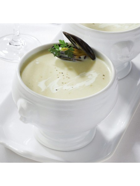 Супница фарфоровая, с львиными головами, 0.45л, Paderno. (44379-05)