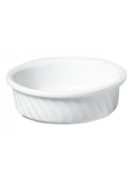 Емкость для запекания, D-11,6 см, H-3,5 см, фарфоровая, Paderno. (44391-12)