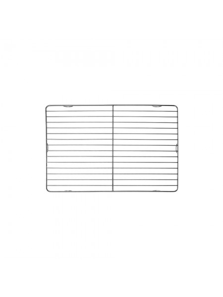 Решетка кондитерская, прямоугольная, 46х30.5 см, с ножками, нерж.сталь, Paderno. (44431-46)