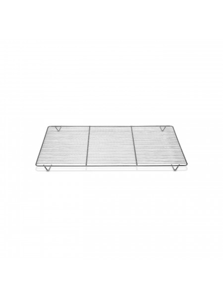 Решетка кондитерская, прямоугольная, 60х40 см, с ножками, нерж.сталь, Paderno. (44431-60)