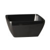 Салатник для выкладки продуктов 19х19х9 см, цвет черный, меламин, Paderno. (44847B20)