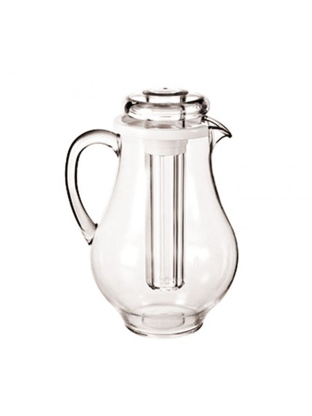 Кувшин для сока, с емкостью для льда, 3л, прозрачный, пластик, Paderno. (44992-03)