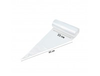 Мешок кондитерский одноразовый, 45 см, 100 микрон, упаковка 100 штук. (4545)