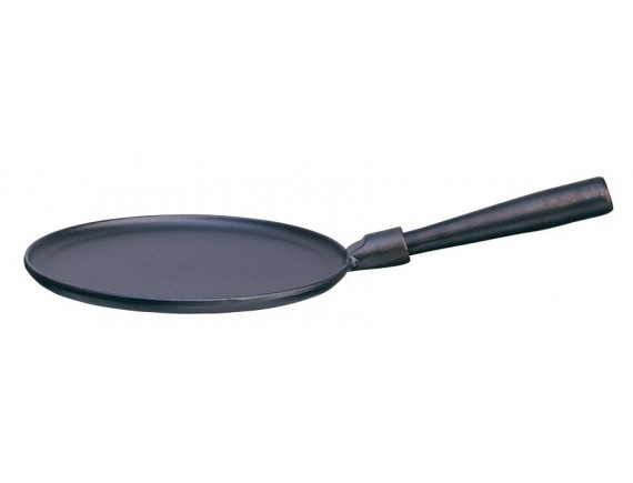 Сковорода блинная, D-24 см, чугунная, с металлической ручкой, Gense. (4627120)