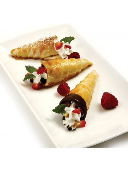 Конус для выпечки трубочек, D-3.4см, L-11см, нерж.сталь, Paderno. (47021-35)