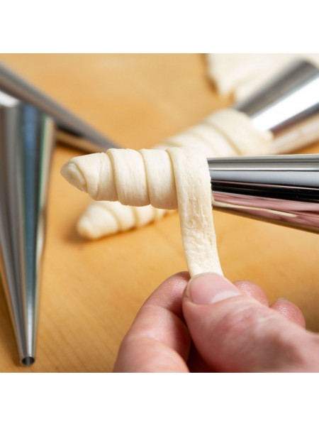 Конус для выпечки трубочек, D-4,7см, L-16 см, нерж.сталь, Paderno. (47021-45)