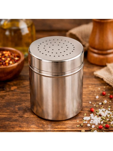 Шейкер для специй, 7х9 см, 0.3 л, мелкое отверстие, нерж.сталь, Paderno. (47023-01)