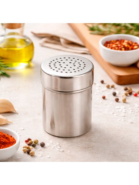 Шейкер для специй, 7х9 см, 0.3 л, среднее отверстие нерж.сталь, Paderno. (47023-02)