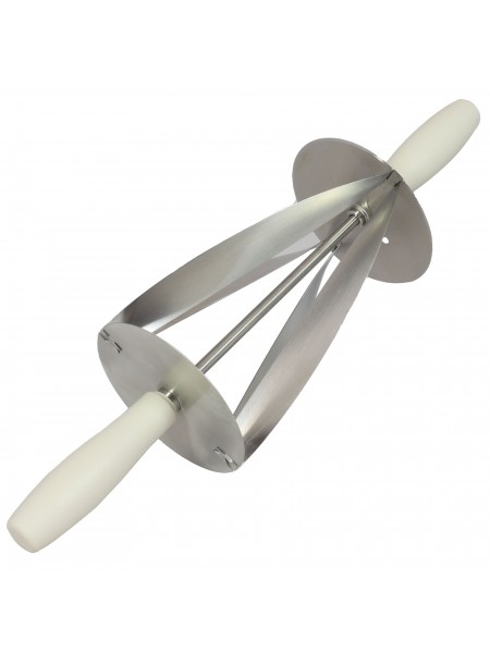 Нож роллер для круассанов и рогаликов, 18х20 см, нерж.сталь, Paderno. (47027-11)