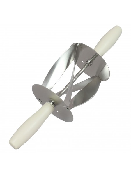 Нож роллер для круассанов и рогаликов, 18х14 см, нерж.сталь, Paderno. (47027-12)