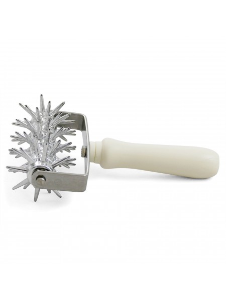 Разрыхлитель роллер теста с шипами, 12 см нерж.сталь, Paderno. (47028-12)