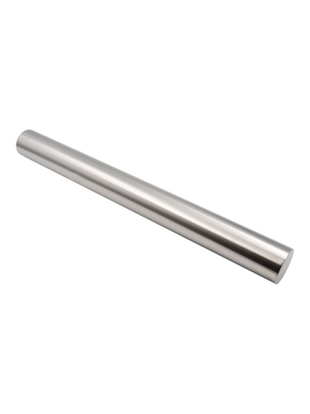 Скалка для теста без ручек, D-5 cм, L-50 см, нерж.сталь, Paderno. (47034-50)