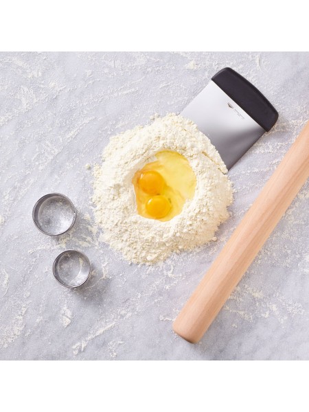 Скалка для теста без ручек, D-5 cм, L-50 см, дерево, Paderno. (47034-52)