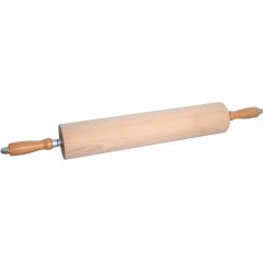 Скалка для теста деревянная с вращающимися ручками,D-9 см, L-60 см, Paderno. (47036-60)