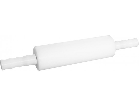 Скалка пластиковая кондитерская с ручками, D-8 см, L-30 см, Paderno. (47037-30)