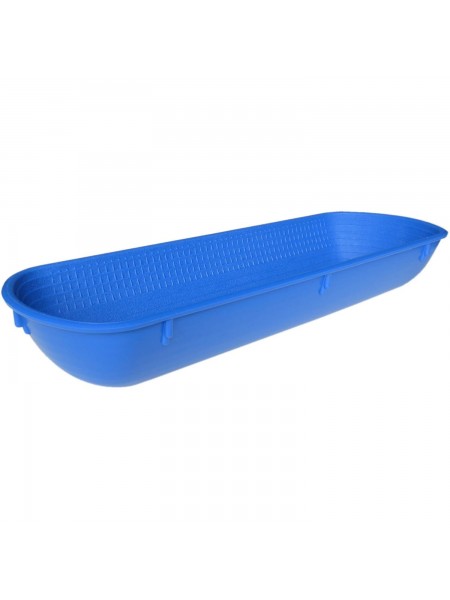 Корзинка для расстойки теста, прямоугольная, 14х42 см, на 1500 грамм, полипропилен, синяя, Paderno. (47043-42)