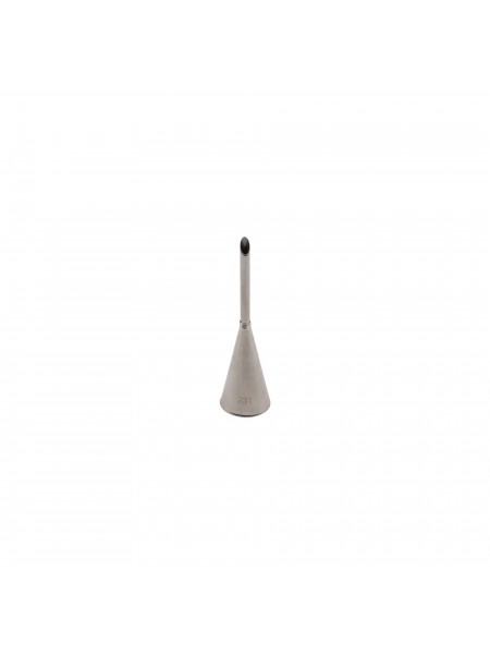 Насадка с длинным носиком, D-6 мм, H-7.5 см нерж.сталь, Paderno. (47127-06)