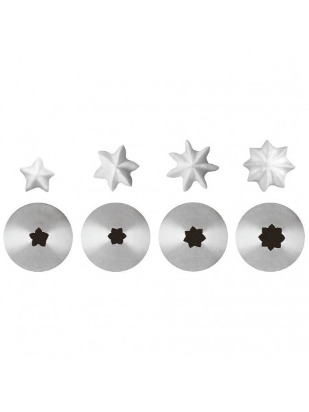 Насадка кондитерская, крупный зуб, D-5 мм, 7 лучей, нерж.сталь, Paderno. (47208-07)