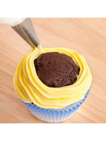 Насадка кондитерская, крупный зуб, D-6 мм, 8 лучей, нерж.сталь, Paderno. (47208-08)