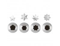 Насадка кондитерская, крупный зуб, D-9 мм, 8 лучей, нерж.сталь, Paderno. (47208-16)