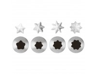 Насадка кондитерская, крупный зуб, D-11 мм, 5 лучей, нерж.сталь, Paderno. (47208-17)