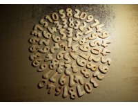 Набор вырубок форм для приготовления пряников и печенья, «Цифры» 4,5 см, 9 штук нержавеющая сталь, Paderno. (47302-10)