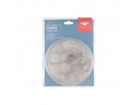 Набор вырубок форм для приготовления пряников и печенья, Фигуры, 3-4 см, 12 штук, нержавеющая сталь, Paderno. (47304-12)