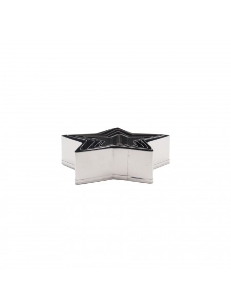 Набор вырубок форм для приготовления пряников и печенья, Звезда, 3.5-9 см, 6 штук, нержавеющая сталь, Paderno. (47310-10)