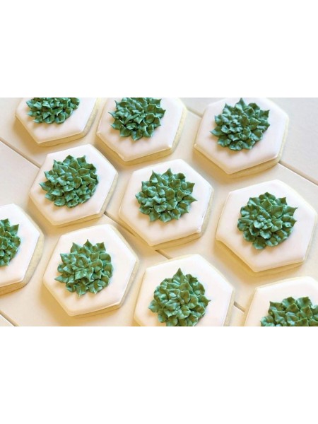 Набор вырубок форм для приготовления пряников и печенья, Шестиугольник, 4,5-9,5 см, 6 штук, нержавеющая сталь, Paderno. (47314-10)