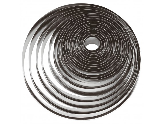 Набор вырубок форм для приготовления пряников и печенья, «Круг» 2-19 см, 20 штук нержавеющая сталь, Paderno. (47316-20)
