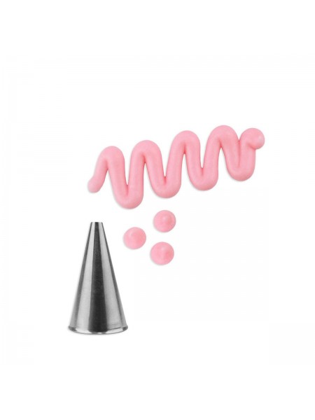 Насадка кондитерская, гладкий срез, 10 мм, нерж.сталь, Paderno. (47353-10)