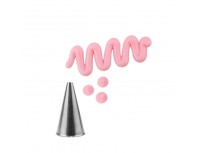 Насадка кондитерская, гладкий срез, 16 мм, нерж.сталь, Paderno. (47353-16)