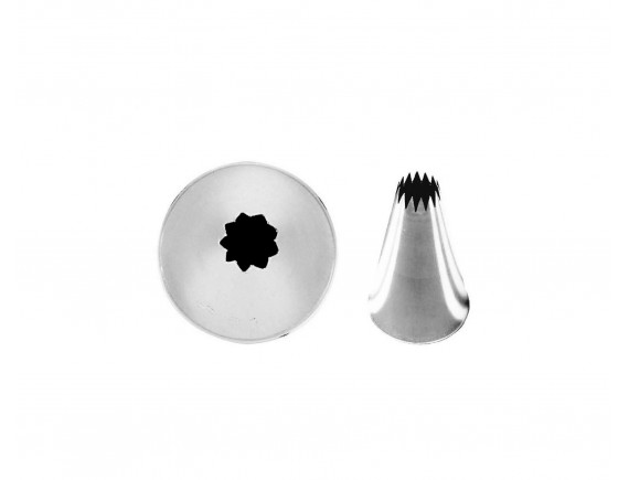 Насадка кондитерская, мелкий зуб, 2 мм, нерж.сталь, Paderno. (47356-02)