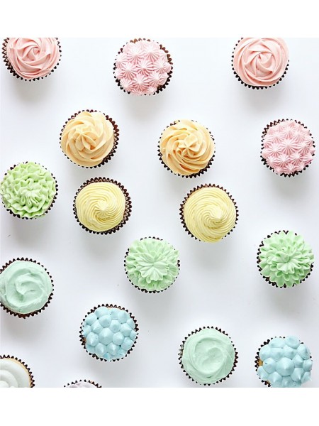 Набор кондитерских насадок №2, 4 штуки, D основания 31/36 мм, нерж.сталь, Paderno. (47357-02)