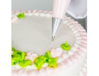 Набор кондитерских насадок №20 с гладким срезом, 12 штук, D основания 18 мм, нерж.сталь, Paderno. (47357-20)